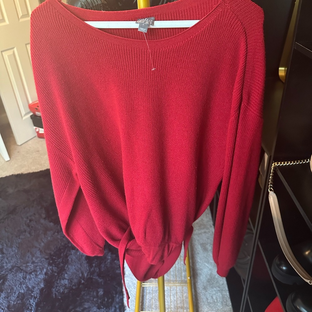 Red New York & Co Sweater